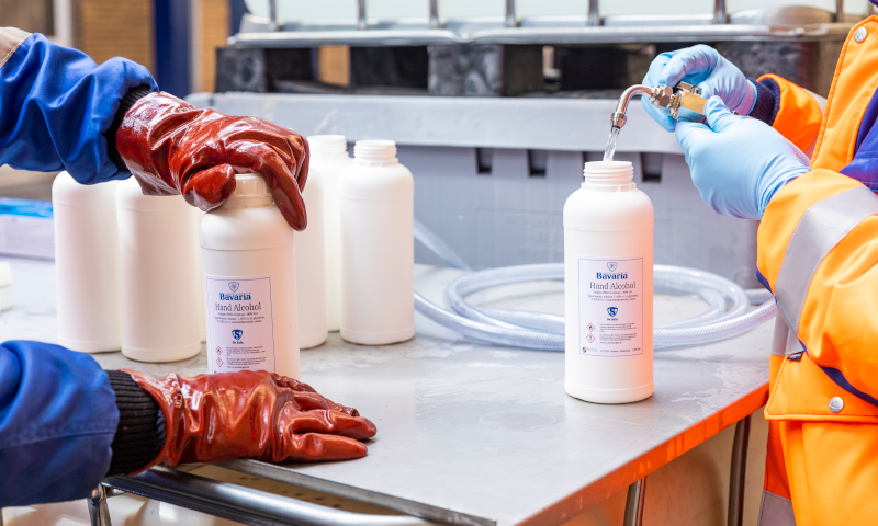 Hand alcohol bavaria